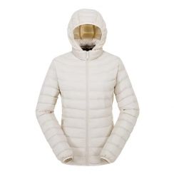 3Pcs Winter Womens Hooded Down Jacket